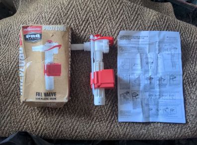 Fluidmaster Pro747uk Fill Valve With Plastic Shank