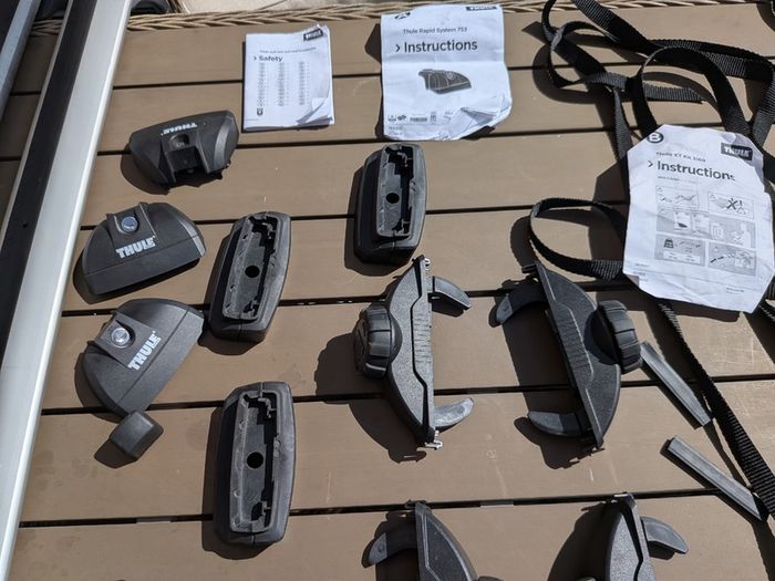 Thule Force XT M Roof Box (400L) + Thule WingBar Rack System