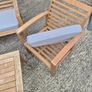 Solid Wood 4 Piece Garden Lounge Set. Always Stored Indoors! Image 2