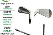 Srixon ZXiU Utility #4 Iron 23 Degree / MMT UT 80 Regular