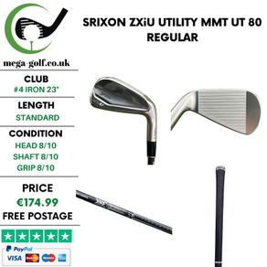 Srixon ZXiU Utility #4 Iron 23 Degree / MMT UT 80 Regular