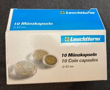 Lighthouse coin capsules inner diameter  43 mm