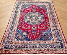 Stunning Persian Sabzevar Mashad Hand Knotted Rug Carpet