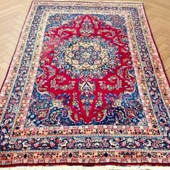 Stunning Persian Sabzevar Mashad Hand Knotted Rug Carpet