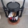 Handmade Industrial Tea and Coffee Station with 4 Slate Coasters Image 3