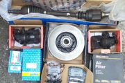 Renault Megane Scenic Parts Bundle: Filters, Calipers, AUX, Key Card + Extras