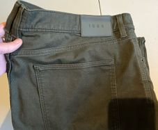 Mens Marks and Spenser. khaki Trousers/Jeans. 40x29. zip.