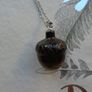 Tigers Eye acorn necklace, Tigers eye,Gemstone jewellery, Gift,jewellery Image 2