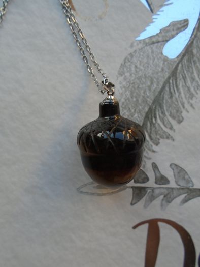Tigers Eye acorn necklace, Tigers eye,Gemstone jewellery, Gift,jewellery