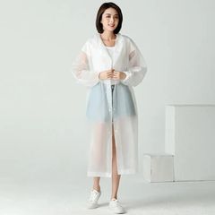 Hooded Rain Coat Women Men Impermeable Thickened Waterproof Tourism Outdoor Hiking Rain Poncho Outdoor Gig Festive Tickets
