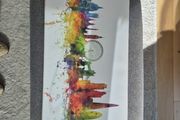 Painting London skyline