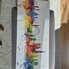 Painting London skyline