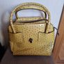 Franchesco Biasia Italian Real Ostrich Leather bag Image 2