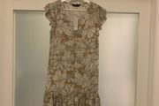 Brand New F&amp;F Brown Floral Tea Dress