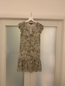 Brand New F&F Brown Floral Tea Dress
