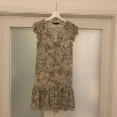 Brand New F&F Brown Floral Tea Dress