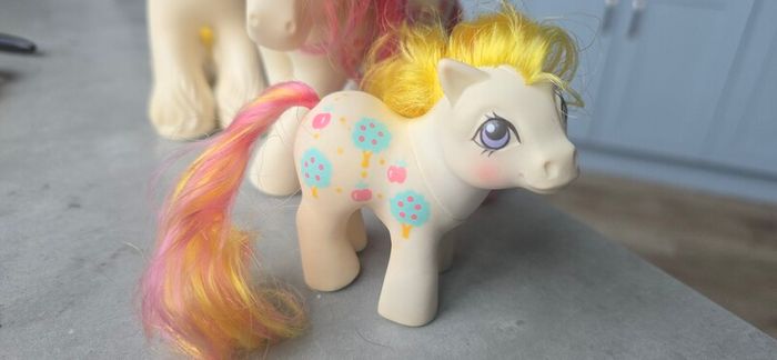 Apple Delight Family Loving Families  Daddy Mammy Sister Daughter HK Hong Kong Version MLP G1 My Little Pony