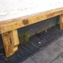 Rustic country stove mantle / floating shelf Image 3