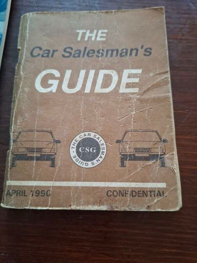 Car salesman's guide 1990