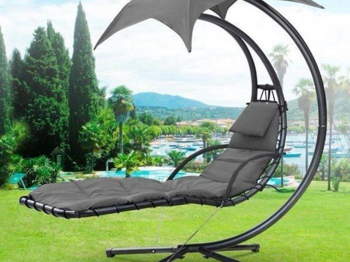 Garden swing bed