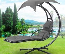 Garden swing bed