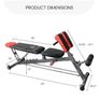 Multi-Functional FID Weight Bench for Full All-in-One Body Workout Hyper Back Extension, Roman Chair, Adjustable Ab Sit up Bench, Incline Decline Bench, Flat Bench Image 4