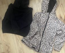 Leopard print used jacket