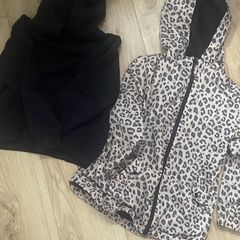 Leopard print used jacket