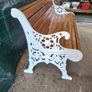Cast iron Garden Bench 5' long Image 3
