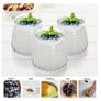 Brand New Fasmov Small Yogurt Jars 118ml with PE Lids Perfect for Jam Image 5
