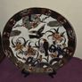 Vintage Japanese Lovebirds Satsuma Plate Image 9
