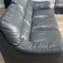 3-seater leather sofa Image 6