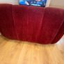 Wine/Burgundy sofa Image 7