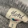 jumper dress Aline yumi jumper dress size small grey frilled cuff with embroidery small 10/12 Image 7