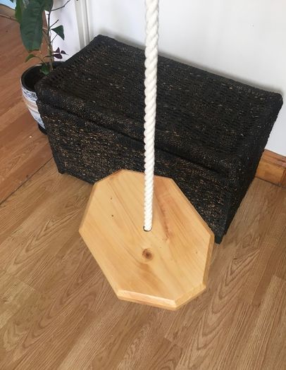 Kids swing, wooden indoor swing, handmade tree swing, children gift idea