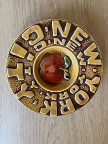 Vintage New York City ceramic plate
