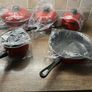 Brand New Teflon Red Pots Image 2