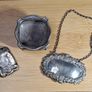 Antique Solid Silver Lot 3 Pieces Image 2