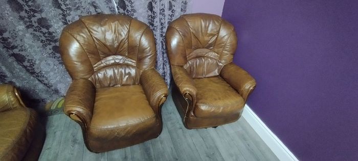 Leather Sofa 3+1+1