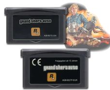 GBA Game Boy Advance Cartridge 32-Bit Video Game Console Card Grand Theft Auto Advance GBA Game 32-Bit Video Game