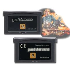 GBA Game Boy Advance Cartridge 32-Bit Video Game Console Card Grand Theft Auto Advance GBA Game 32-Bit Video Game