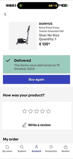 Exercise bike - Domyos 100