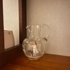 Mary Gregory style jug