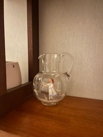 Mary Gregory style jug