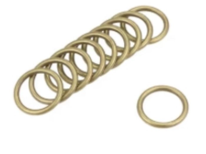 Brand New O-Ring Buckle for Hardware, DIY Crafts -  25 Units