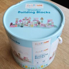 Little Town wooden blocks