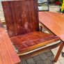 vintage style mahogany extendable dining table Image 2