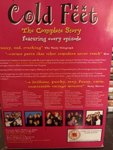 Cold Feet Season 1-5 Dvd Boxset 11 Disc Collection Itv Comedy James Nesbitt