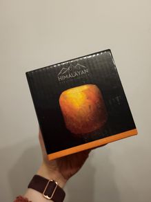 Himalayan salt tea light candle holder