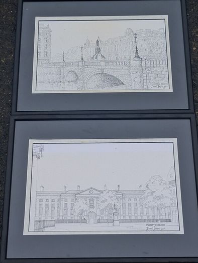 2 X Donal Branigan Ink on Paper